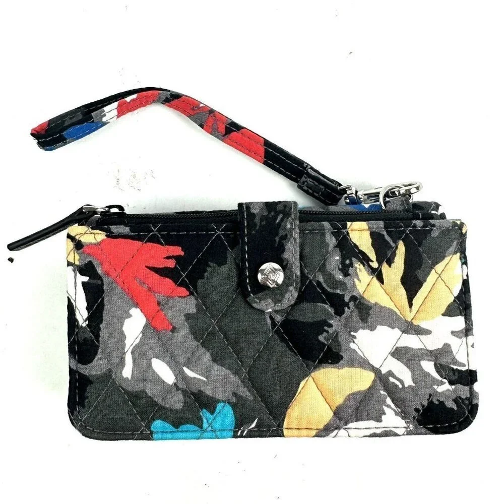 Vera‎ Bradley Splash Floral Smartphone Wallet Wristlet Organizer Clutch New